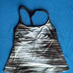 Striped Racerback Tank Top